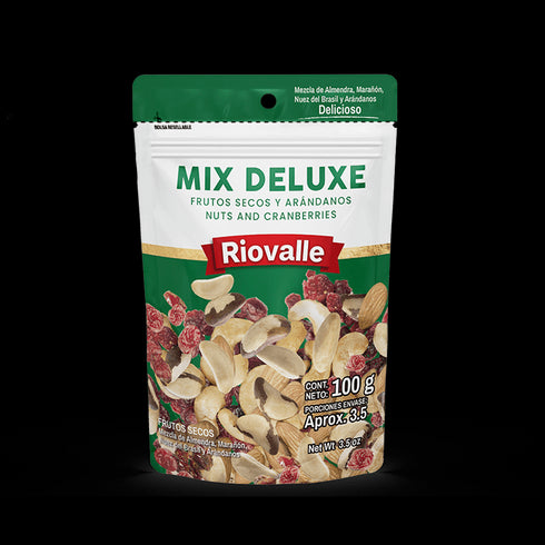 FRUTOS SECOS MIX DELUXE 100G RIOVALLE
